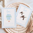 Boy Watercolor Milestone Cards - My First Monthly Milestone Cards,Blue Boy 12 Monthly Newborn Photos(Cards-1) by TinyTreasures Baby Boutique