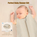 SWEET DOLPHIN Baby Sleep Sack 18-24 Months - 100% Cotton 2-Way Zipper TOG 0.5 Infant Wearable Blanket, Newborn Essentials Toddler 3 Pack Sleeping Sacks - Brown by TinyTreasures Baby Boutique