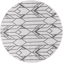 Keen Home Design Terrace Outdoor Round Rug - 5ft Round Washable Indoor/Outdoor Rug for Patio, Kitchen, Balcony, Beach, Garden, Deck and Porch, Size: 5'3" Round by GreenHaven Gardens