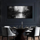Abstract Painting Canvas Wall Art Living Room Black Wall Decor for Bedrom Home Office Decor Large Picture Frames for Wall 29 x 58 Inch by CozyNest Decor