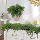 12 Pcs Artificial Norfolk Pine Branches, Norfolk Pine Artificial Pine Stems DIY Crafts Faux Christmas Greenary Norfolk Pine Branches for Xmas Wreath Garland Home Decor (12) by CozyNest Decor