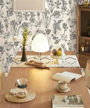 Dimoon 393"x17.3" Floral Peel and Stick Wallpaper Beige Contact Paper Waterproof Wallpaper Delicate Vintage Flower Thicken Plant Self Adhesive Removable Wall Covering Shelf Liner Decal Vinyl Roll by GreenHaven Gardens