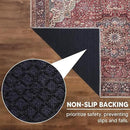 Keen Home Design 8x10 Rug - Machine Washable Area Rug with Non-Slip Backing, Ideal for Living Room, Dining Room, Bedroom - Vintage, Easy Clean, Durable, Low Pile Rug - (8' x 10') by CozyNest Decor