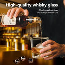 Crystal Whiskey Glasses Set of 2 – 10 OZ Designer Old Fashioned Rocks Glass for Scotch, Bourbon, Rum and Cocktail Drink – Luxury Gift for Men by CozyNest Decor