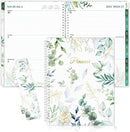 SUNEE Academic Planner 2025-2026 Weekly and Monthly, July 2025-June 2026, 8.5"x11", Tabs, Note Pages, Pockets, Bookmark, Flexible Cover, Spiral Binding, Greenery by TinyTreasures Baby Boutique