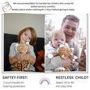 4-in-1 Sound Machine, Baby Lovey, Blanket - White Noise & Lullaby Plush Tiger - Calms & Reduces Wakeups, Helps Toddler Sleep Longer - Proven Sleep Aid -Musical BPA-Free, Machine Washable Newborn Gift by TinyTreasures Baby Boutique