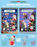 Christmas Window Clings Decorations - Cute Funny Double-Sided Static Stickers for Glass Windows and Doors, Perfect Decorations, with Cat Kitten Pattern, Reusable 9 Sheets by CozyNest Decor