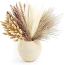 xin's convey 110pcs Dried Pampas Grass Decoration, Dried Flower Bouquet in Vase, Reed Grass Bouquet for Boho Floral Home, Wedding Party Centerpiece, Rustic Farmhouse Decoration.(Brown) by CozyNest Decor