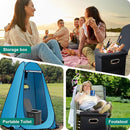 Upgrade XL Portable Toilet for Adults, Extra Large Portable Travel Floding Toilet, Camping Tall Toilets with Lid for Adults and Kids Compact Potty for Car,Hiking,Beach and Camping by TinyTreasures Baby Boutique