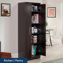 Sauder HomePlus Kitchen Pantry Storage Cabinet with Adjustable Shelves, Laundry Bathroom, L: 23.31" x W: 17.01" x H: 71.18", Dakota Oak by CozyNest Decor