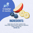 Gerber Stage 3 Baby Food Snacks, Banana Apple Blueberry Whipped Melts, Baby Led Feeding, 7PK by TinyTreasures Baby Boutique
