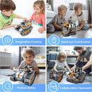 STEM Building Toys for Boys 6-12, 5in1 Remote & APP Controlled Car/Tank/Robot/Tracked Racer STEM Building Kit, RC Car 552 Pcs Educational Learning Building Blocks for Kids, RC Car Set for Boy Girls by TinyTreasures Baby Boutique