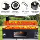 Built In Charcoal Grill, BBQ Grill with Oversize Cooking Area, Outdoor Cooking Grill with Charcoal Trays for Outdoor Backyard Camping Picnics, Patio and Parties by GreenHaven Gardens