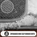 ONASAR 6x9 Area Rugs for Living Room Bedroom, Washable Large Fluffy White and Grey Throw Rug, Geometric Soft Plush Shaggy Floor Carpet for Nursery Kids Girls Boys Teen Dorm Home Decor Aesthetic by TinyTreasures Baby Boutique