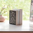 CNK Book Ends Bookends for Decorative Books Holder Bookend Shelves End Hold Heavy Duty Holders Stoppers Metal Stopper Cute Boho Bookshelf Holds Cookbook Office Home Set of 6 Bookends Pair Black by CozyNest Decor
