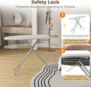 Yaheetech Foldable Ironing Board, Heavy Duty Iron Board with 9 Adjustable Heights, 4 Layer Cover and Safety Iron Rest, 52X14 Compact and Space Save Iron Board for Home Laundry Room Use, Beige by CozyNest Decor