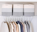 NaturalCozy 13x15x13 Kallax Storage Cubes Bins, 3 Pack | Cotton Rope Cube Storage Bin Woven Baskets for Organizing | Kallax Insert Storage Baskets for Shelves Organizer, Kids Toy, Closet Baby Nursery by TinyTreasures Baby Boutique