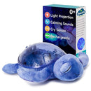 Cloud b Ocean Projector Nightlight with 2 White Noises & 2 Soothing Sounds | Adjustable Settings | Cry Sensor | Tranquil Turtle - Ocean (Rechargeable) by TinyTreasures Baby Boutique
