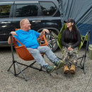 Timber Ridge Hammock Camping Chair with Adjustable Backrest, Heavy Duty Folding Hammock Chair Supports 300lbs, Portable Hammock Chair for Camping, Travelling and Patio, Green by GreenHaven Gardens