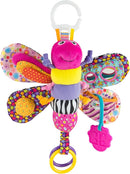 Lamaze Clip On Car Seat and Stroller Toy - Fifi the Firefly - Crinkle Car Seat Toys and Stroller Toys - Sensory Toys for Babies - Travel Toys for Car - Infant Toys Ages 0 Months and Up by TinyTreasures Baby Boutique