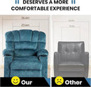 Recliner Chair Manual Modern Ergonomic Lounge Single Sofa Seat Living Room Lounge Recliners on Clearance Foam Filling by CozyNest Decor