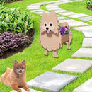 Brown Pomeranian Dog Planter Plant Pots,Cute Garden Dog Flower Planter,Large Dog Planters Birthday Gifts for Women,Office,Indoor/Outdoor Decor(9.84 * 8.66 * 16in) by GreenHaven Gardens