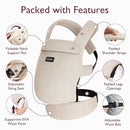 Momcozy Baby Carrier - Ergonomic, Cozy and Lightweight Carrier for 3-24 Months, Effortless to Put On, Ideal for Hands-Free Parenting, Enhanced Lumbar Support, Purehug for Infant to Toddler, Khaki by TinyTreasures Baby Boutique