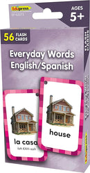 Teacher Created Resources Everyday Words English/Spanish Flash Cards (EP62073), Medium by TinyTreasures Baby Boutique