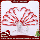 Christmas Candy Cane Lights, Candy Cane Lights Christmas Decorations Outdoor for Yard,Garden(10Inch), 10Pack by GreenHaven Gardens