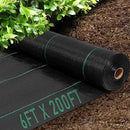 KAKO 6x200FT Weed Barrier Fabric, Heavy Duty Weed Barrier Landscape Fabric, Garden Weed Barrier Fabric, Garden Fabric Weed Barrier Weed Cloth for Landscaping Fabric, Garden Fabric, Driveway Fabric by GreenHaven Gardens