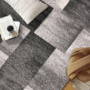 Rugshop Modern Distressed Boxes Area Rug 3' 3" x 5' Gray by TinyTreasures Baby Boutique
