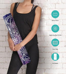 Non Slip Yoga Mat TPE Workout Mat for Men Women, Thick Workout Mat with Carrying Strap, Fitness Mats for Exercise, Yoga, Fitness, Pilates, Floor Workouts (72" x 24" x 6mm) by TinyTreasures Baby Boutique