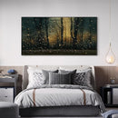 SIGNWIN 36"x72" Extra Large Framed Wall Art Magical Firefly Forest at Twilight, Enchanted Nature Scene for Home Living Room Bedroom Decor (Frame Assembly Required) by CozyNest Decor