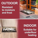 Floor Mat - for Indoor and Outdoor Use - Doormat - Non-Slip - Front Door Shoe Scraper - Size: 17x29 by CozyNest Decor