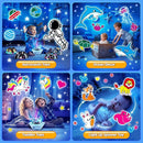 COOLNIGHT Star Lights for Bedroom, 72 Lighting Modes Star Projector Lights for Kids Room, 2400mAh Rechargeable Night Light Kids, Remote 360° Silent Sensory Light Projector for Boys Gifts by TinyTreasures Baby Boutique