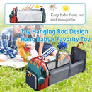 Jeryswet Baby Diaper Bags with Changing Station, Waterproof Large Capacity Diaper Bag Backpack for Moms Dads with USB Charging Port and Stroller Straps, Baby Shower Gifts, RGB by TinyTreasures Baby Boutique