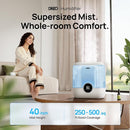 Dreo Humidifiers for Bedroom, 6L Top Fill Quiet Supersized Cool Mist Humidifier for Large Room, 60 Hour Runtime, Ultrasonic Humidifiers for Home, Baby, Plant, Indoor, Night Light, Blue by TinyTreasures Baby Boutique