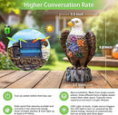 TAKE ME Gardening Gifts Outdoor Decor Eagle Solar Lights Christmas Garden Gifts for Eagle Lovers Birthday Gifts for Women Garden Decor Patio Yard Decor (Brown Eagle) by GreenHaven Gardens