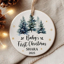 Personalized Baby First Christmas Ornament 2025 - Custom Newborn Keepsake - Sweet Gift for New Parents Mom Dad - Sweet Baby, Boy, Girls, Mom, Dad Holiday Celebration by TinyTreasures Baby Boutique