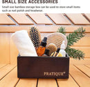 Bamboo Drawer Organizer - Kitchen Utensil Organizer Silverware Tray Cutlery Holder，Office Desk Supplies and Accessories,12 * 3 * 2.6inch,Nut-brown by CozyNest Decor