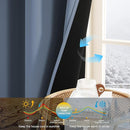 NICETOWN Bedroom Curtains 84 Inches Length, 100% Blackout Drapes Thermal Insulated with Grommet for Living Room Office Privacy Darkening Curtain, 2 Panels, 42 x 84 Inch, Stone Blue by TinyTreasures Baby Boutique