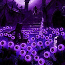 Aogist Halloween Decorations Eyeball Swaying Firefly Light Bright Long Standby Time Waterproof Outdoor Lights for Beautiful Spaces Garden Yard Lawn Pathway Porch Party Decor (Purple, 4 Pack-24 LEDs) by GreenHaven Gardens