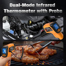 Dual-Mode Infrared Thermometer Gun，-58°F to 1472°F Laser Temp Gun, -58°F to 572°F K‑Type Probe with Humidity Display, 12:1 D:S by TinyTreasures Baby Boutique