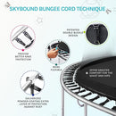 SkyBound 14 FT 12 FT 10FT 8FT 6FT Springless Trampoline for Kids and Adults - Recreational Trampolines with AntiRust Coating - Bungee Cords Outdoor Trampoline for Kids - No-Gap Design Zipper System by TinyTreasures Baby Boutique