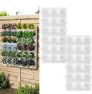 Self-Watering Wall-Mounted Vertical Planter, 36 Pots Wall Planter Indoor Vertical Living Green PlantWall Easy Installation 45''x39'' x5'' (White, 45X39 Inch 36Pcs) by CozyNest Decor