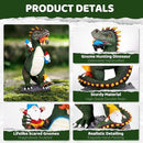 Dinosaur Eating Gnomes Garden Decor Statue - Funny Dinosaur Gnome Massacre Outdoor Decor for Yard, Patio, Lawn Ornaments - Garden Gifts for Mothers Day, Housewarming, Festival by GreenHaven Gardens