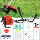 52cc Gas Grass Trimmer, 2 in 1 Petrol Weed Eater, 2-Stroke Weed Whacker Cordless, Backpack Brush Trimmer Garden Tools Red by GreenHaven Gardens