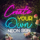 Custom Neon Signs for Wall Decor, CUSTOMNEON Personalized Neon Signs Customizable for Wedding Birthday Prom Party, Custom Neon Lights for Bedroom Bar Studio Beauty Salon Business Shop by CozyNest Decor