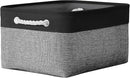 TheWarmHome Storage Basket for Organizing- 16x12x8 inch 1 Pack Fabric Storage Cubes, Bins for Organization for Shelves Organizer Gift Laundry Cloth Toy (Grey & Black) by TinyTreasures Baby Boutique