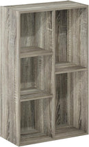 Furinno Luder 5-Cube Reversible Open Shelf, French Oak by TinyTreasures Baby Boutique